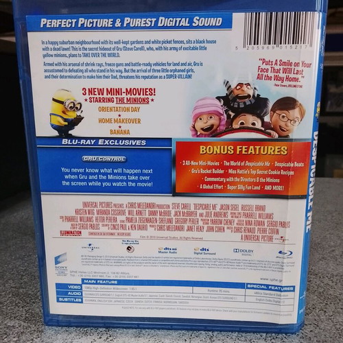 Despicable Me Blu-ray like new, dubbed