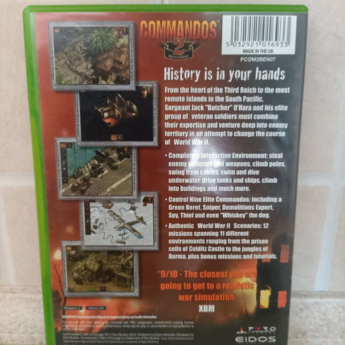 Commandos 2 Xbox classic game like new
