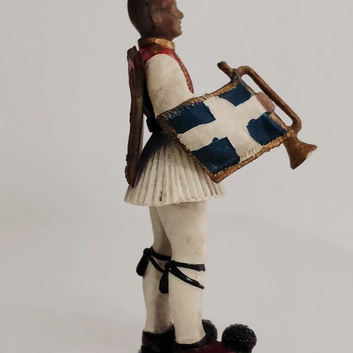 Vintage Evzone soldier figure used, Athens