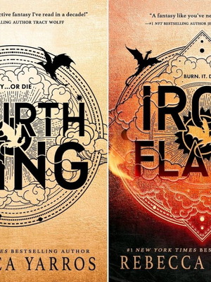 Fourth Wing poster dragons new