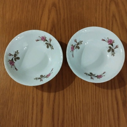 Porcelain bowls used, vintage, Chinese, set of 2