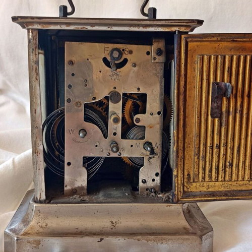 Junghans vintage mechanical mantel clock with musical mechanism, used
