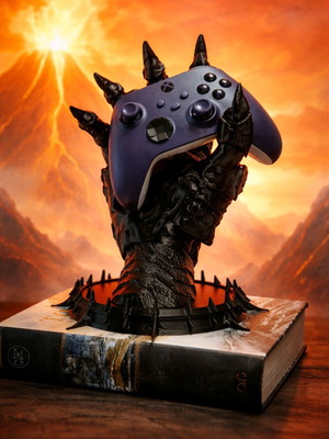 Eye of Sauron Lord of the Rings controller stand new 3D printed