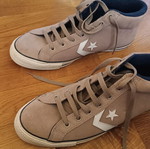 Converse All Star casual shoes size 44.5 like new, white beige
