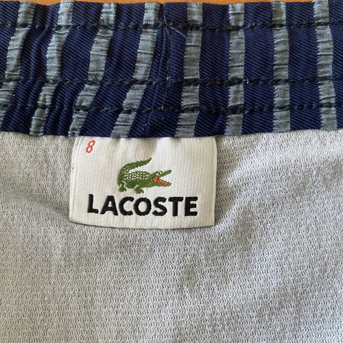 Lacoste men's swim shorts XL used, blue