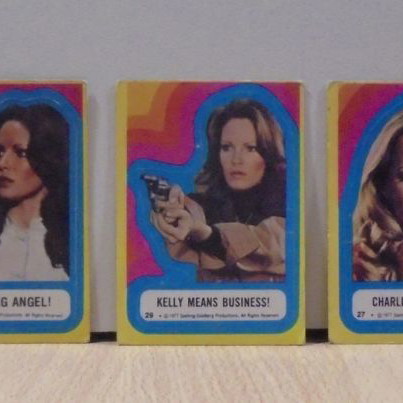 Charlie's Angels collectible cards used, pack of 117, 1977 series