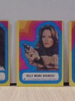 Charlie's Angels collectible cards used, pack of 117, 1977 series