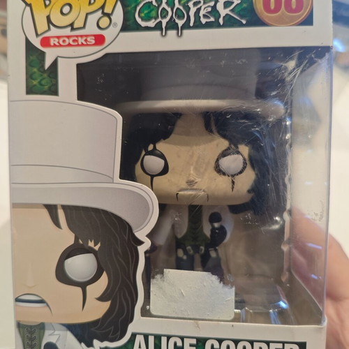 Funko Pop Rocks #68 Alice Cooper new, damaged box