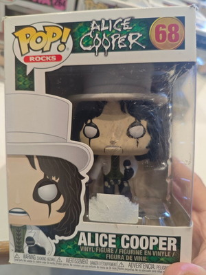 Funko Pop Rocks #68 Alice Cooper καινούργιο, χτυπημένο κουτί