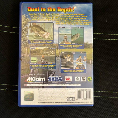 Sega Bass Fishing Duel PlayStation 2 used English complete