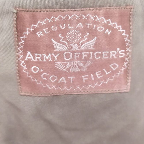 U.S. Army Officer's Coat with Removable Lining like new, olive color