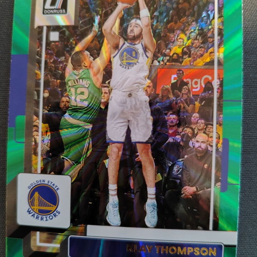 Panini Donruss Klay Thompson Green Card No 117 like new