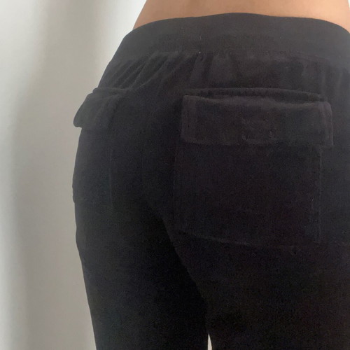 Velour tracksuit used small black Beta House