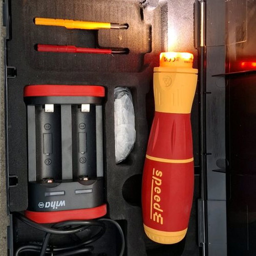 Wiha 591 E-Screwdriver like new, battery powered with light