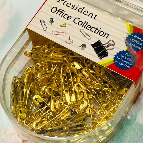 Safety pins used, pack of 150 pcs, 17 mm x 0.4 mm