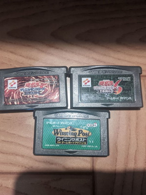 Game Boy Advance games lot bundle 3 Japanese region free cartridges like new
