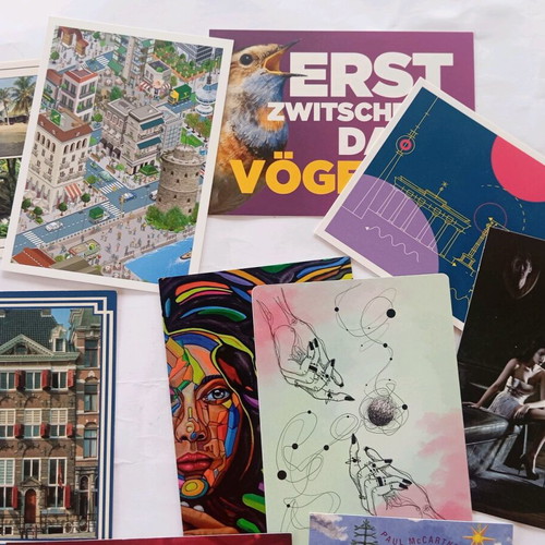 Various postcards like new, all together
