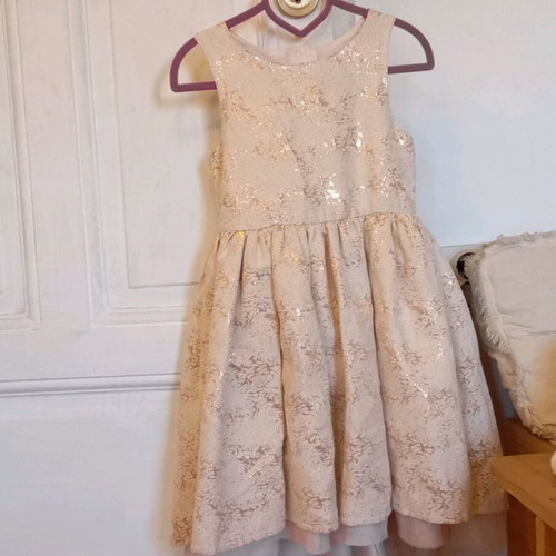 H&M Silver Concert Dress Like New Size 116 cm for 5-6 Years