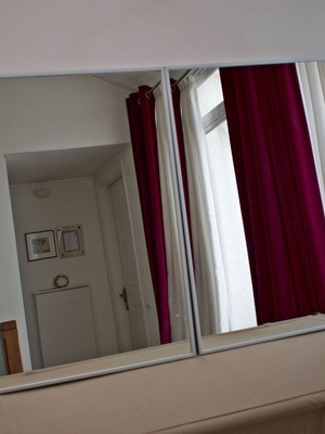 Mirrors with aluminum frame 50x70cm like new, set of 2