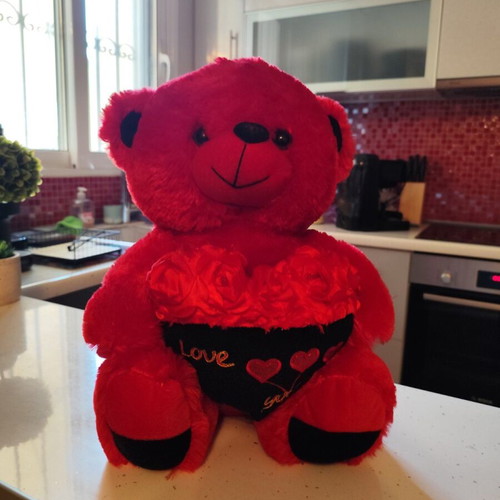 Plush bear like new for Valentine's Day gift