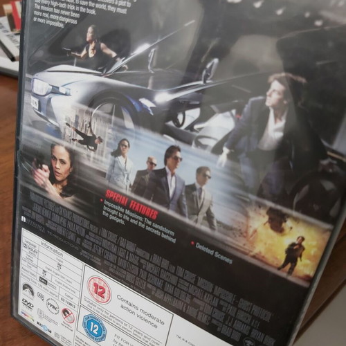 Mission Impossible Ghost Protocol DVD like new, action adventure