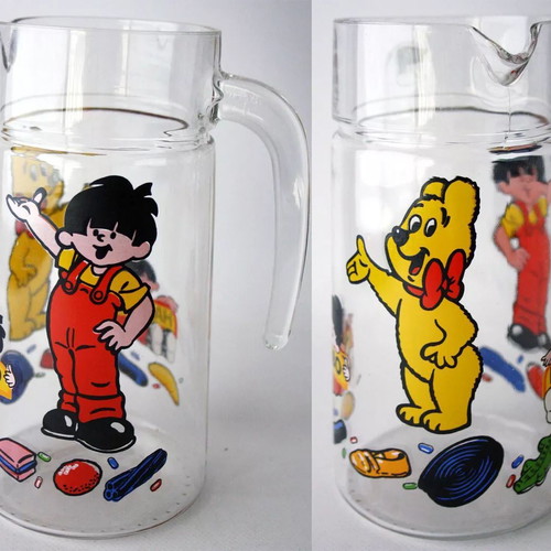 Haribo Bear glass pitcher vintage 90's new Luminarc