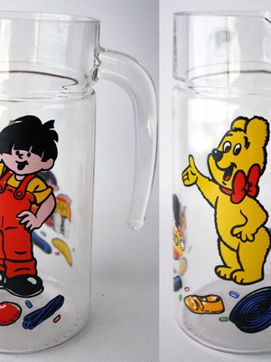 Γυάλινη κανάτα Haribo Bear vintage 90's καινούργια Luminarc