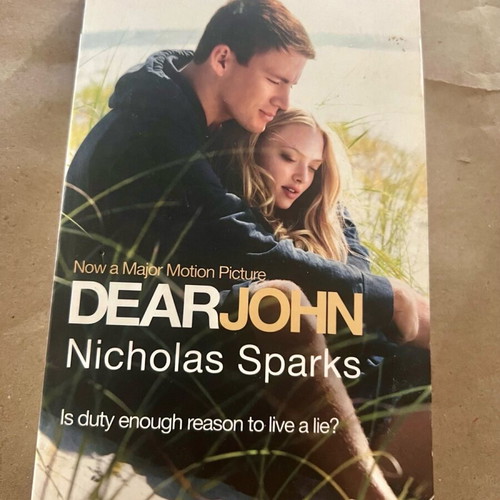 Dear John book like new, in English
