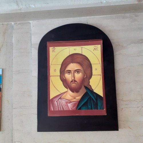 Wooden religious icon new, handmade, 39×28 cm