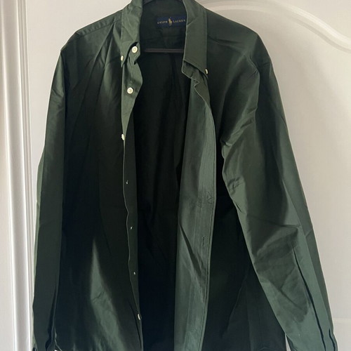 Polo Ralph Lauren shirt medium dark green like new