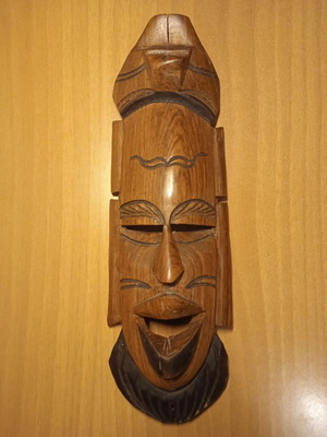 Wooden hanging figure used 12 x 38