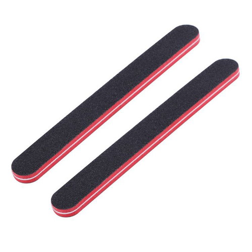 Hard nail files for artificial nails, pack of 10, new