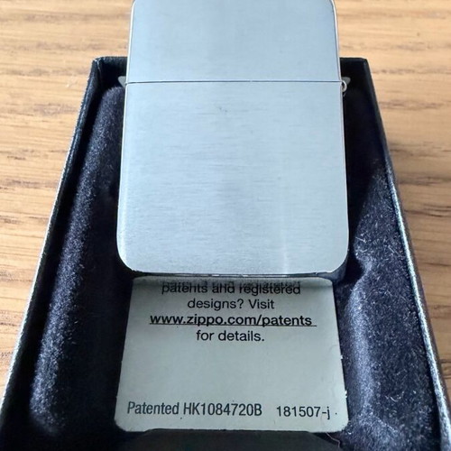 Zippo lighter with cross symbol like new