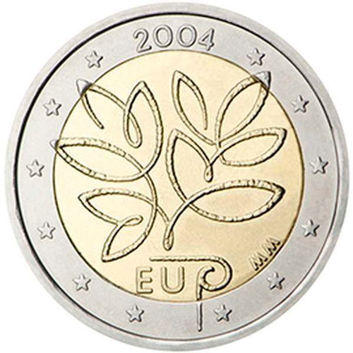 Φινλανδία 2 Ευρώ 2004 UNC αναμνηστικό για διεύρυνση ΕΕ καινούργιο