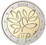 Φινλανδία 2 Ευρώ 2004 UNC αναμνηστικό για διεύρυνση ΕΕ καινούργιο