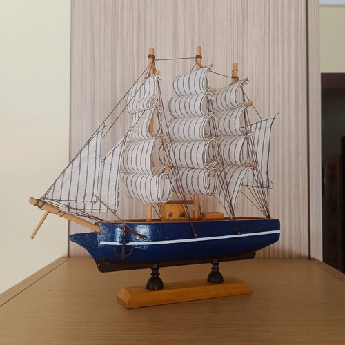 Decorative Wooden Sailboat in like new condition