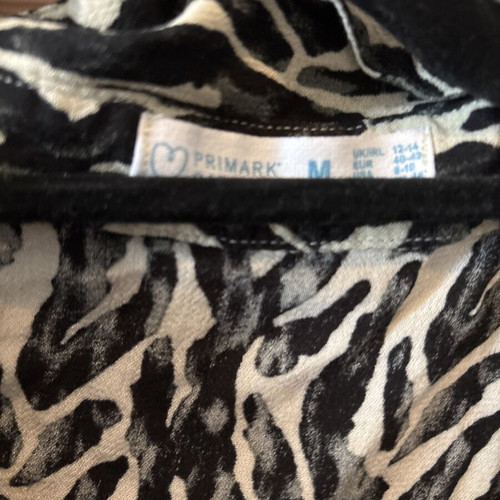 Primark dress size M like new, black and white