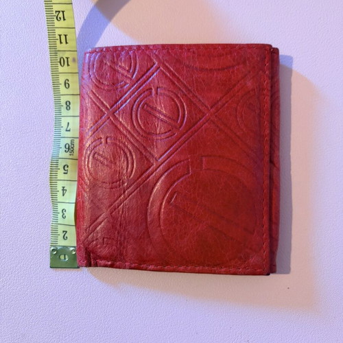 Red wallet used