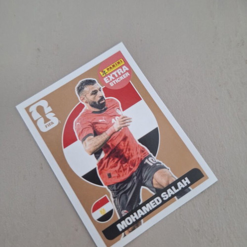 Panini World Cup Bronze Extra Sticker new, Salah