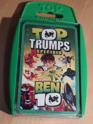Top Trumps Specials Ben 10 παιχνίδι με κάρτες μεταχειρισμένο, 33 κάρτες