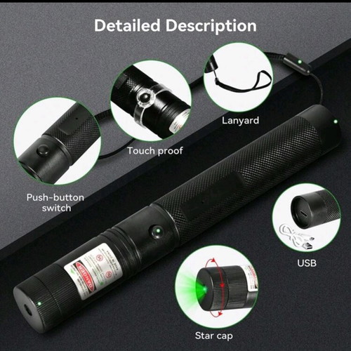 Green Laser Pointer Rechargeable with Charger