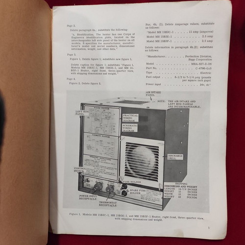USA Military Regulation TM 5-4520-211-15 Manual 1953-55, like new