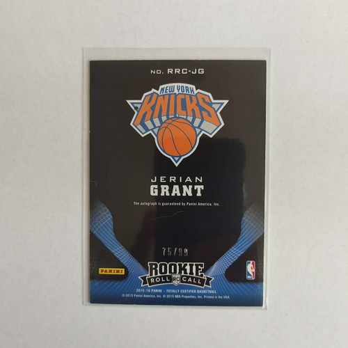 Jerian Grant rookie autograph card like new