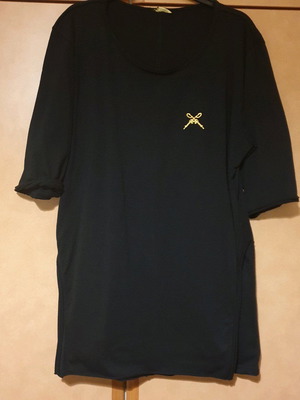 Vagrancy long blouse black, size S, like new