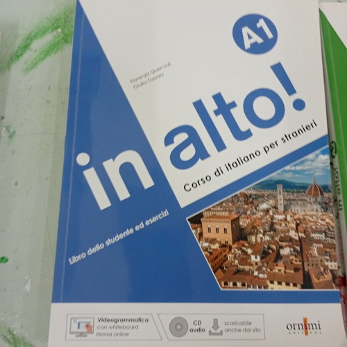 In alto Italian books set of 2 new