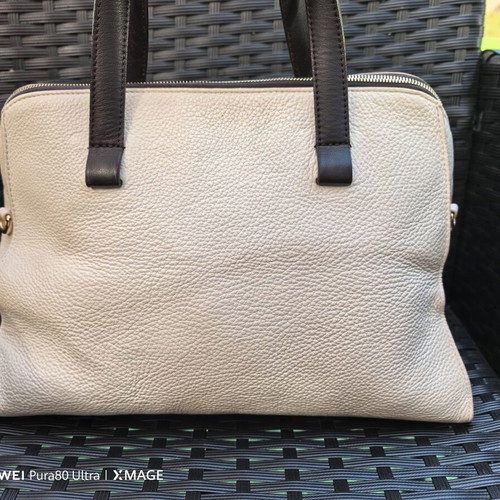 Furla vintage handbag with python effect