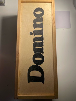 Domino game like new, large wooden