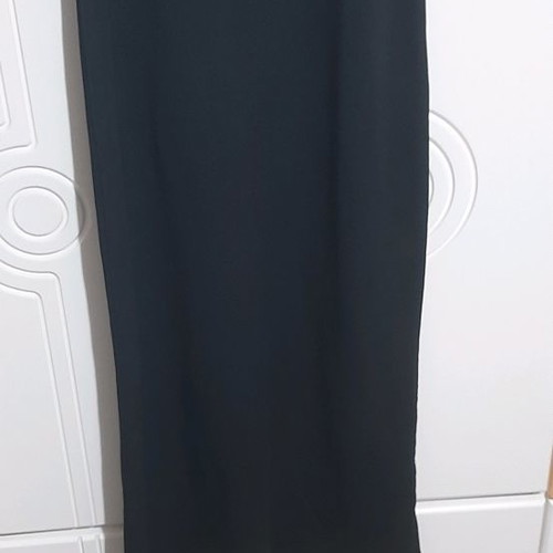Long black women's spaghetti strap dress used