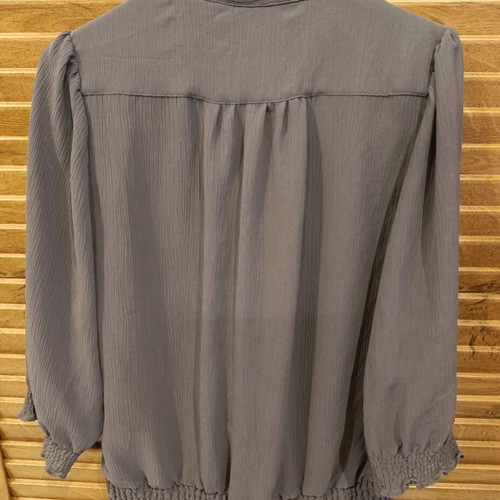 Sunny crop shirt grey like new, size S/M