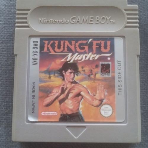 Nintendo Game Boy Kung Fu Master game with case and English manual